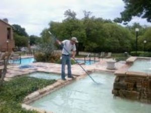 keeping the pool clean